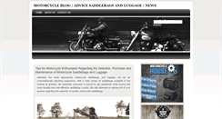 Desktop Screenshot of motorcyclesaddlebags.tv